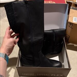 Life Stride Black Knee High Boots